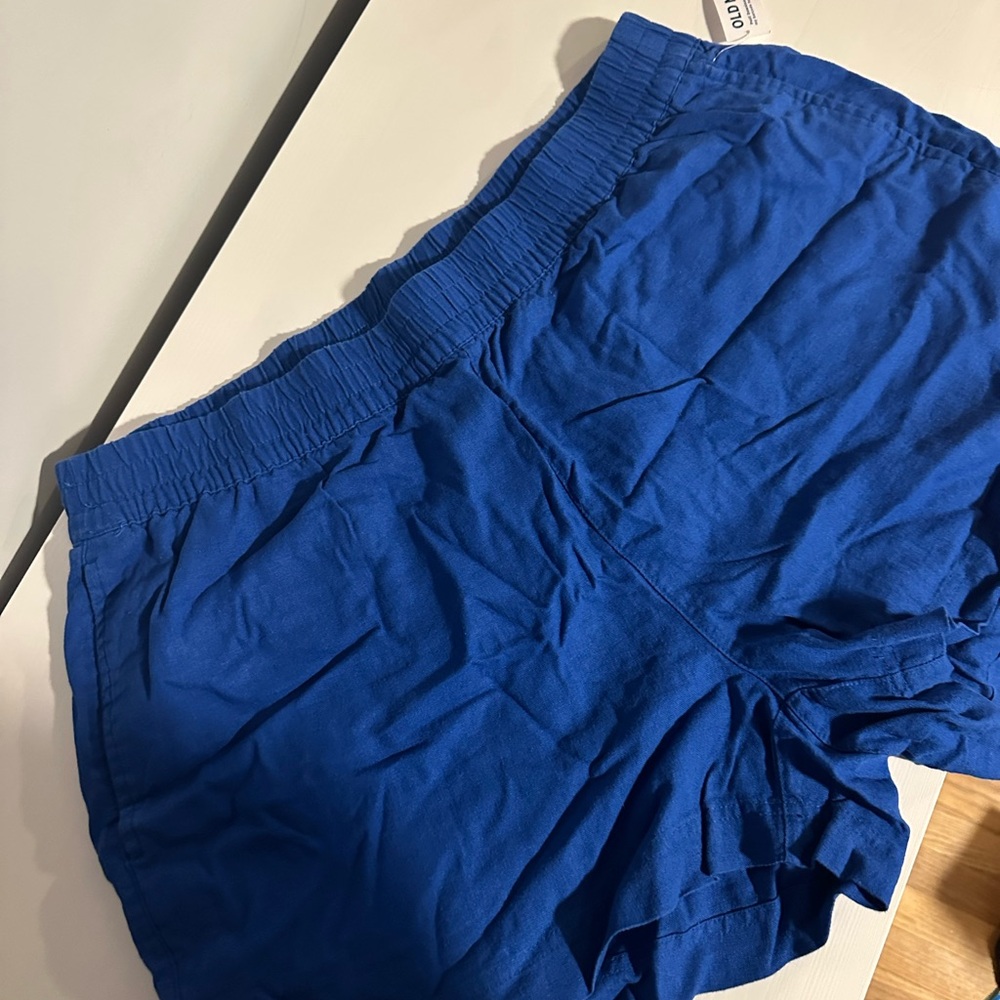 Blue Casual Shorts
